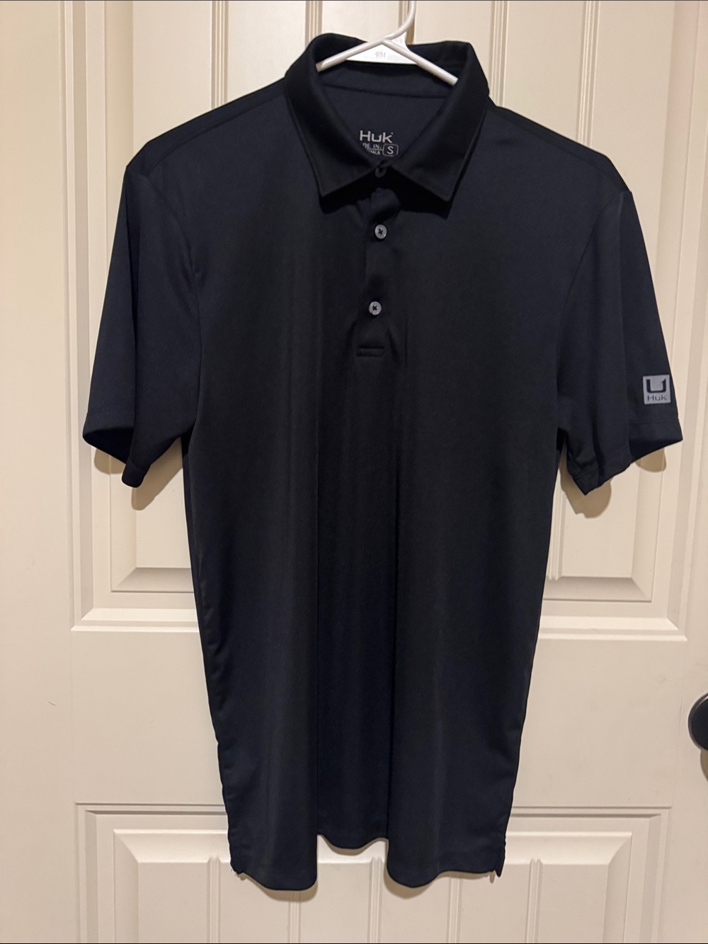 Huk Men's Black Performance Polo